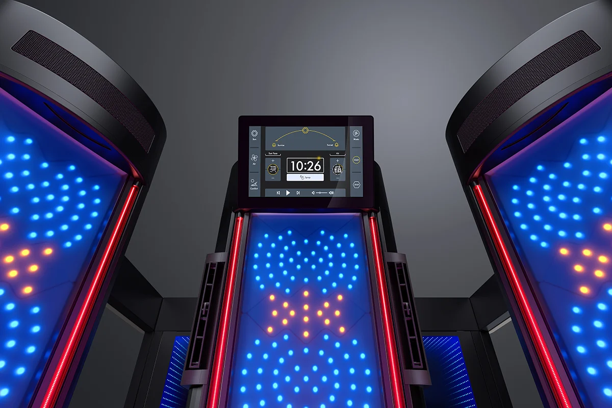 MegaSun K11 LED canopy and control display